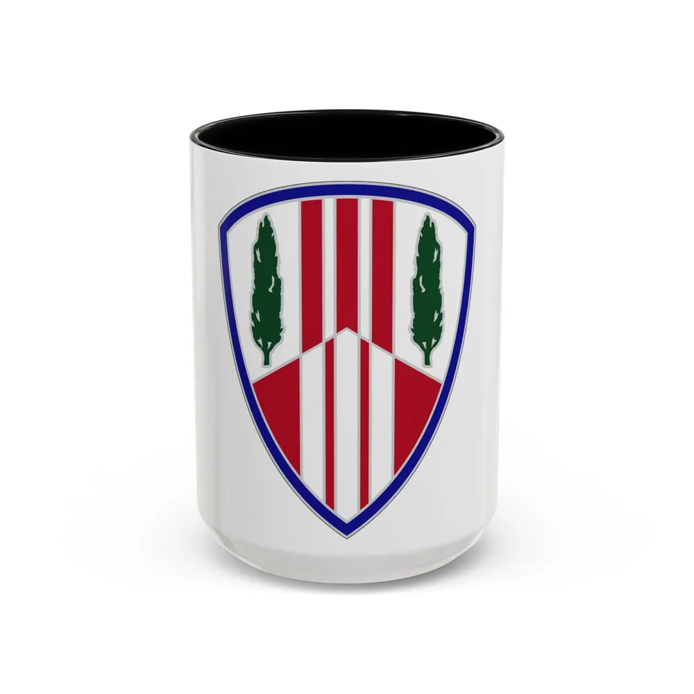 369 Sustainment Brigade (U.S. Army) Accent Coffee Mug-15oz-Black-Go Mug Yourself