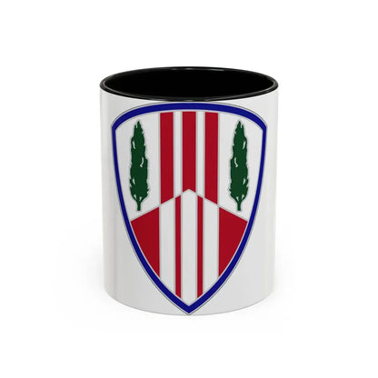 369 Sustainment Brigade (U.S. Army) Accent Coffee Mug 11oz Black - Go Mug Yourself