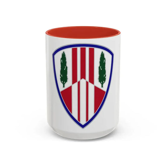 369 Sustainment Brigade (U.S. Army) Accent Coffee Mug 11oz Light Blue - Go Mug Yourself