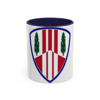 369 Sustainment Brigade (U.S. Army) Accent Coffee Mug 11oz Navy - Go Mug Yourself