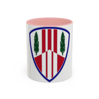369 Sustainment Brigade (U.S. Army) Accent Coffee Mug 11oz Pink - Go Mug Yourself