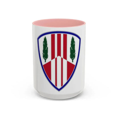 369 Sustainment Brigade (U.S. Army) Accent Coffee Mug 15oz Pink - Go Mug Yourself