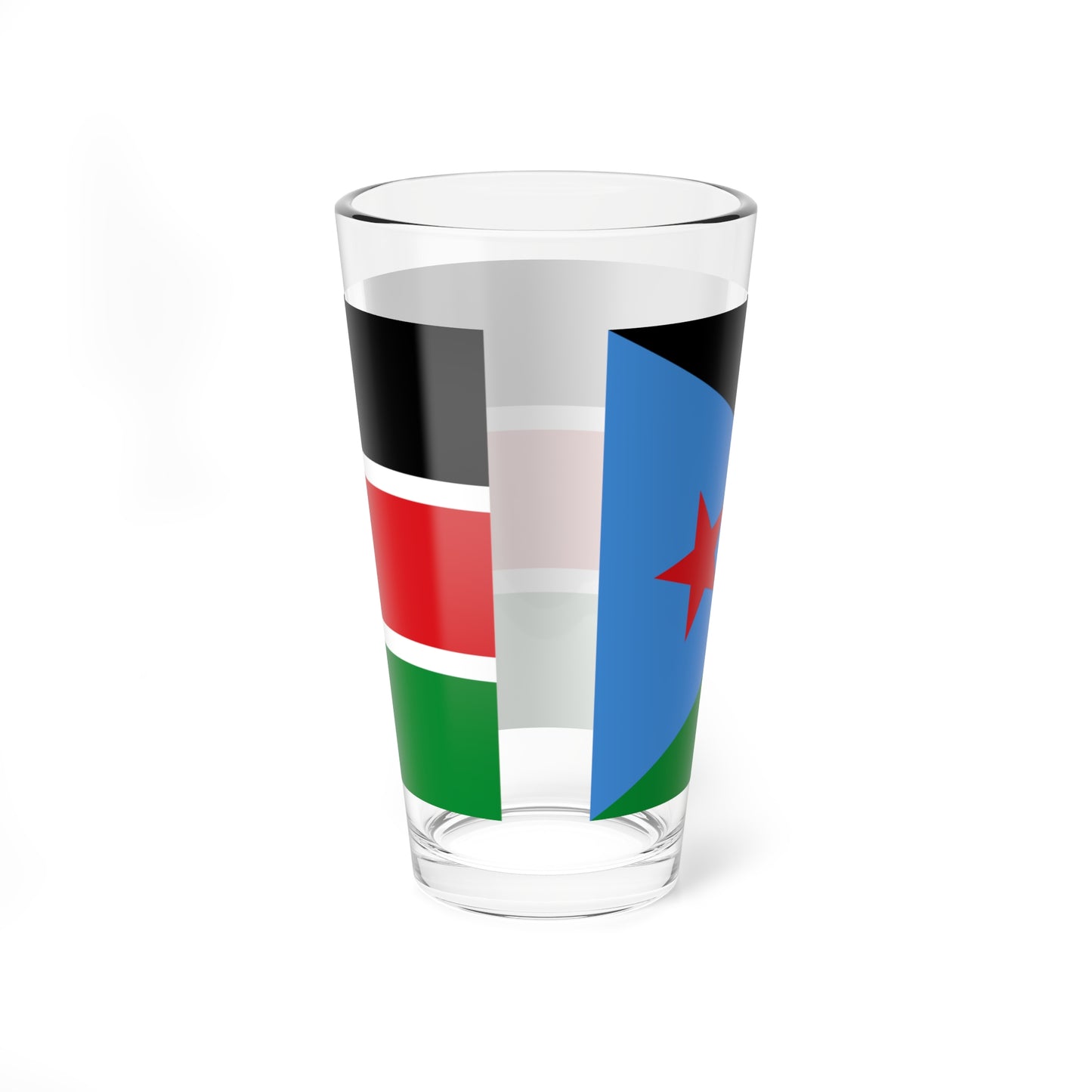 Flag of Sudan Peoples Liberation Movement (South Sudan) Pint Glass 16oz