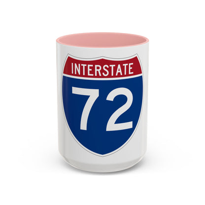 Interstate 72 (U.S. Highways) Accent Coffee Mug