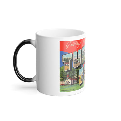 Greetings from Turner Field Albany Georgia (Greeting Postcards) Color Changing Mug 11oz
