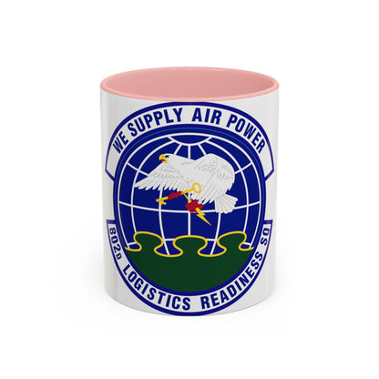 802d Logistics Readiness Squadron (U.S. Air Force) Accent Coffee Mug