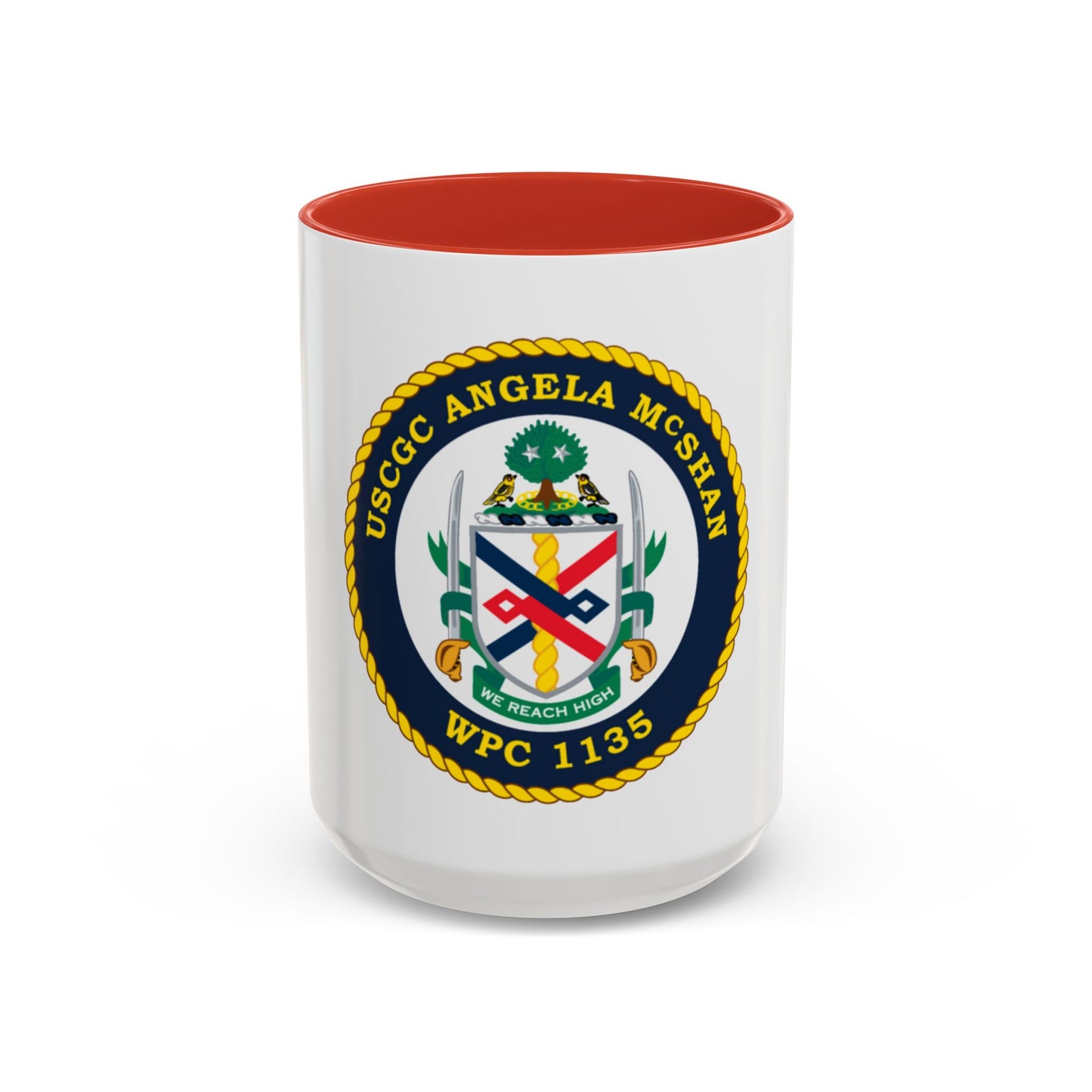 USCGC ANGELA McSHAN WPC 1135 (U.S. Coast Guard) Accent Coffee Mug