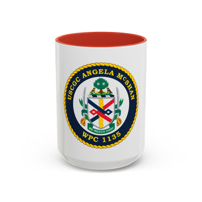USCGC ANGELA McSHAN WPC 1135 (U.S. Coast Guard) Accent Coffee Mug
