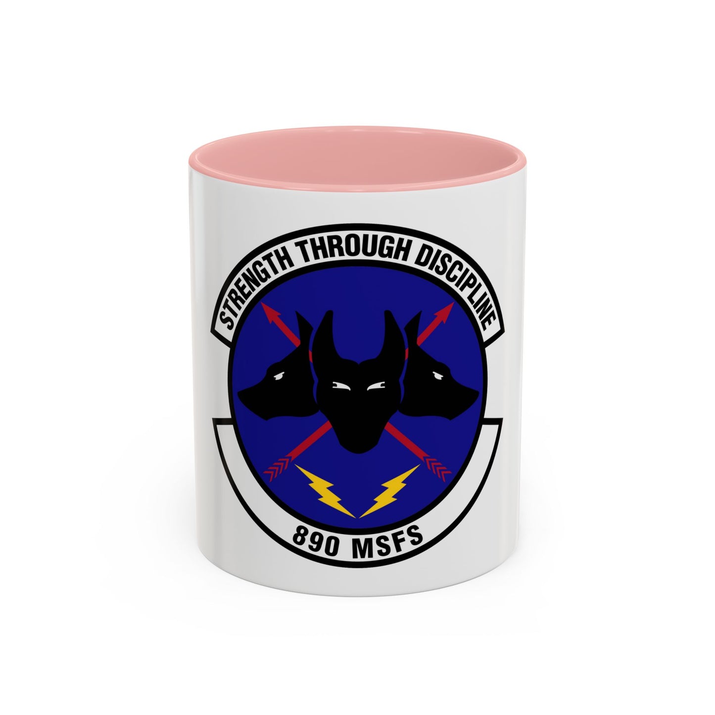 890 Missile Security Forces Squadron AFGSC (U.S. Air Force) Accent Coffee Mug
