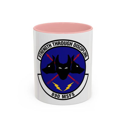 890 Missile Security Forces Squadron AFGSC (U.S. Air Force) Accent Coffee Mug