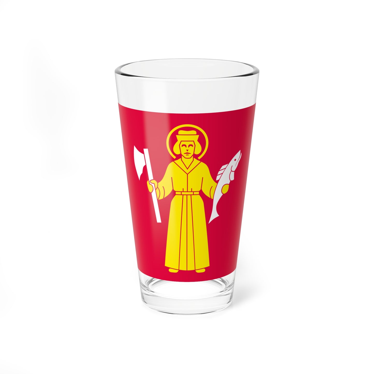 Flag of Botkyrka (Sweden) Pint Glass 16oz