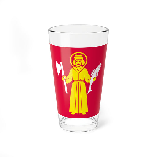 Flag of Botkyrka (Sweden) Pint Glass 16oz