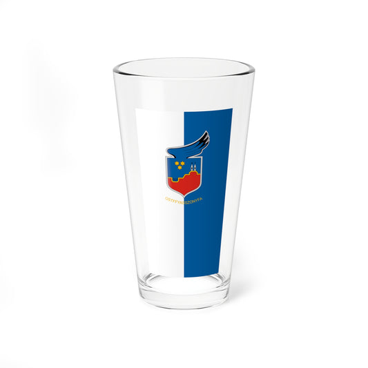 Flag of Ostffyasszonyfa (Hungary) Pint Glass 16oz