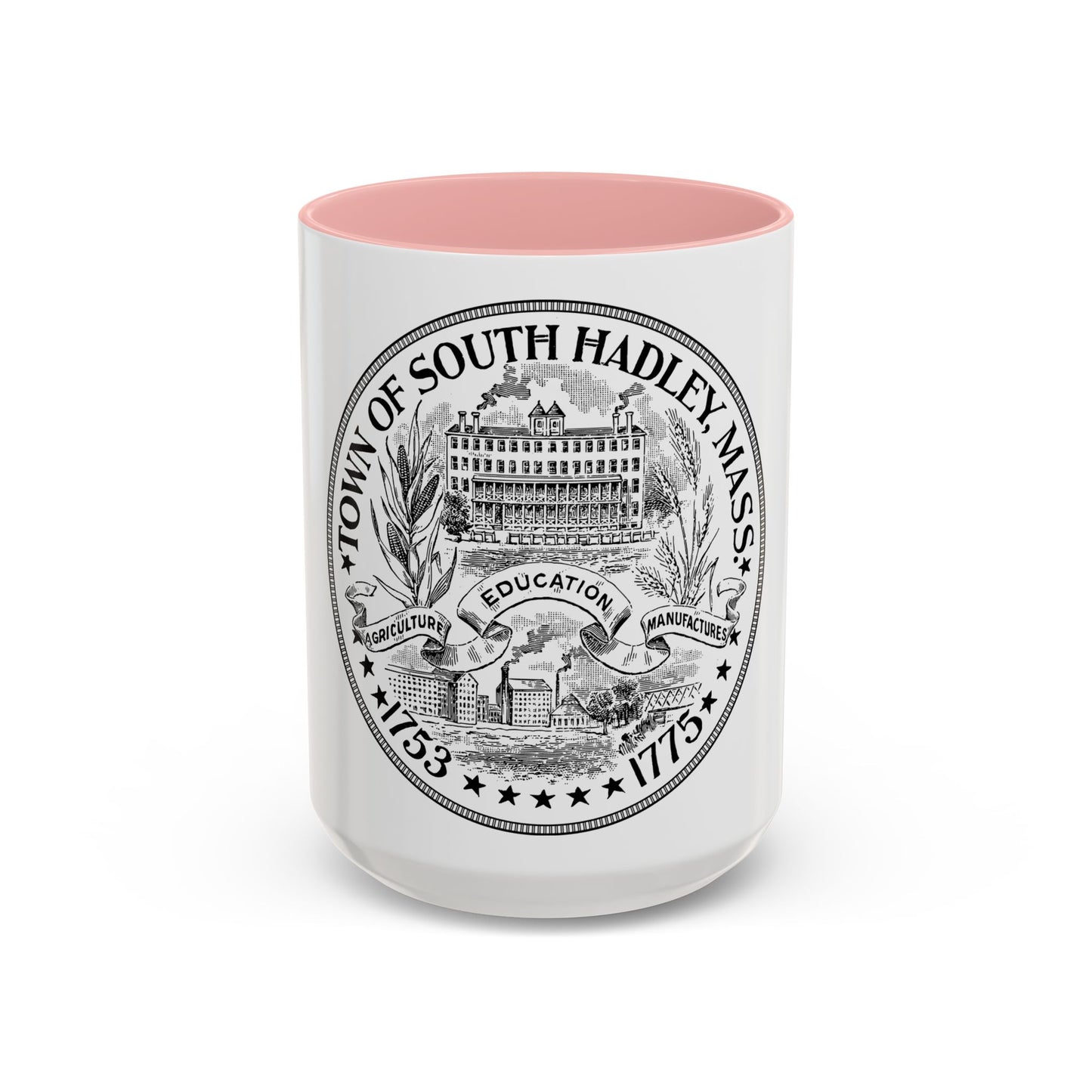 Seal of South Hadley Massachusetts - Accent Coffee Mug