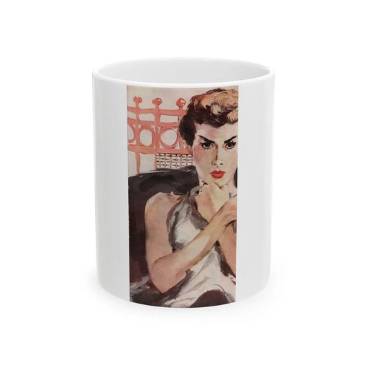 Fun in the Sun (2), Cosmopolitan, November 1953 - White Coffee Mug-11oz-Go Mug Yourself