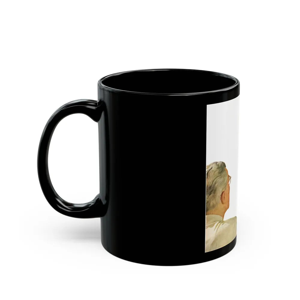 Doctor, I'd Like to Know, McCall's, January 1952 - Black Coffee Mug-Go Mug Yourself