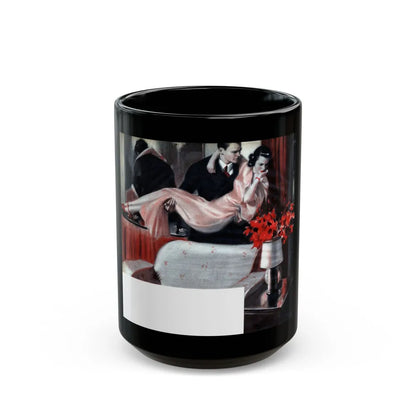 Family Scandal, Liberty magazine, July 17, 1937 - Black Coffee Mug-15oz-Go Mug Yourself