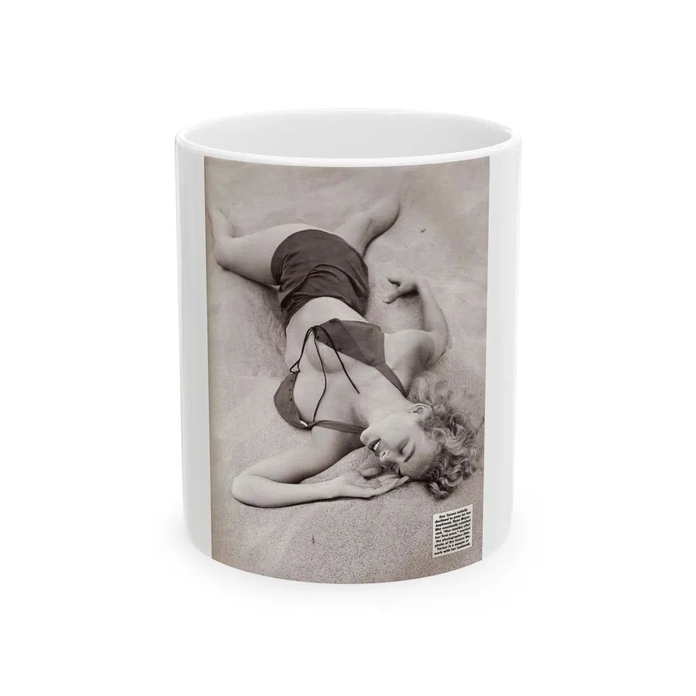 Eve Meyer #52 (Vintage Female Icon) White Coffee Mug-11oz-Go Mug Yourself