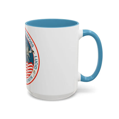 STS 76 (NASA) Accent Coffee Mug-Go Mug Yourself