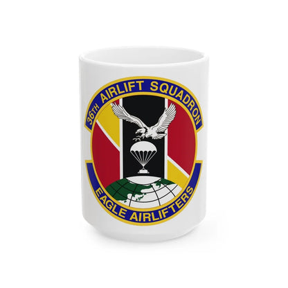 36th Airlift Squadron (U.S. Air Force) White Coffee Mug-15oz-Go Mug Yourself