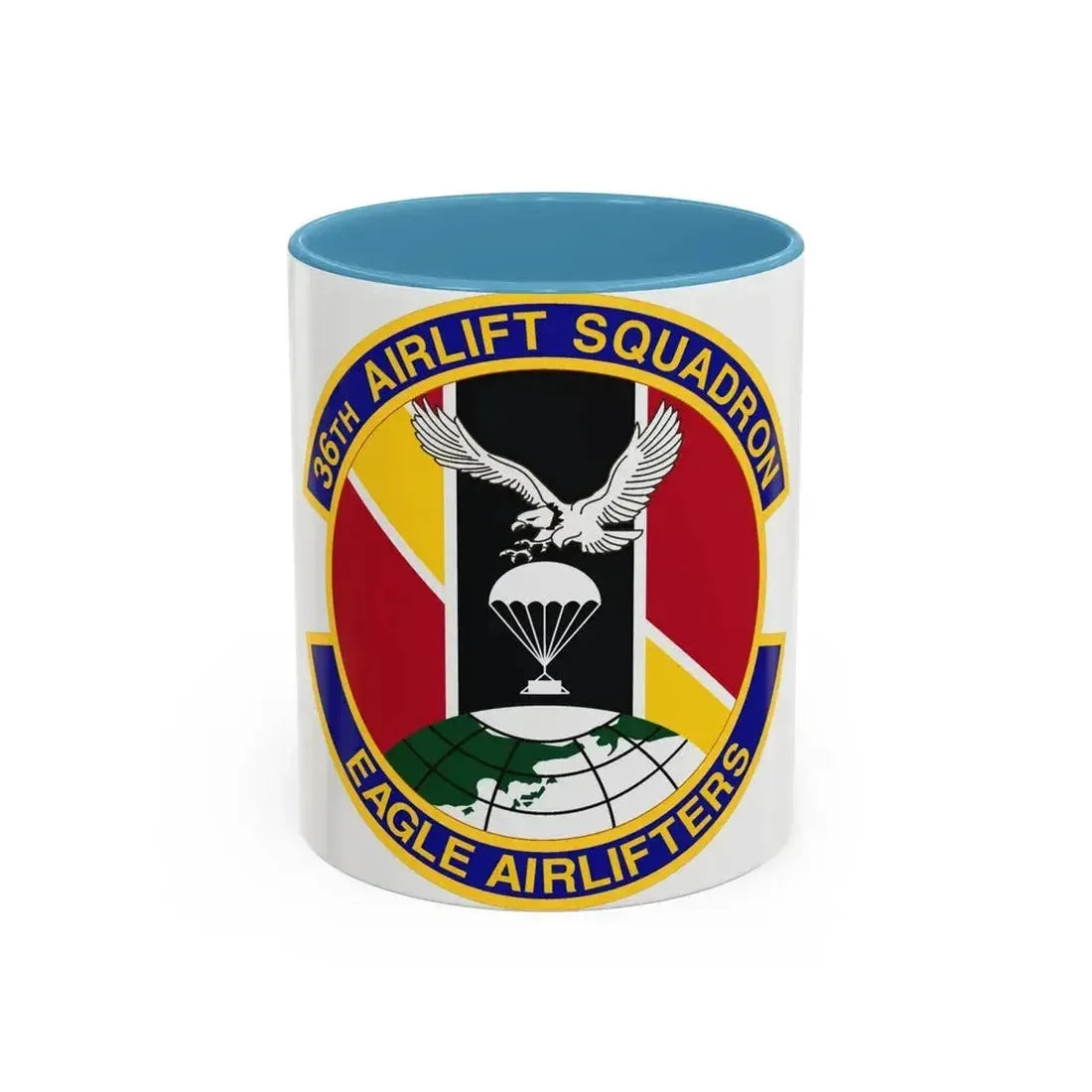 36th Airlift Squadron (U.S. Air Force) Accent Coffee Mug 11oz Light Blue - Go Mug Yourself