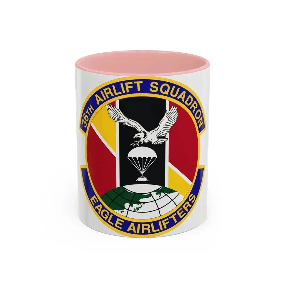 36th Airlift Squadron (U.S. Air Force) Accent Coffee Mug 11oz Pink - Go Mug Yourself