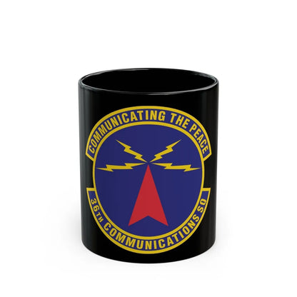 36th Communications Squadron (U.S. Air Force) Black Coffee Mug-11oz-Go Mug Yourself