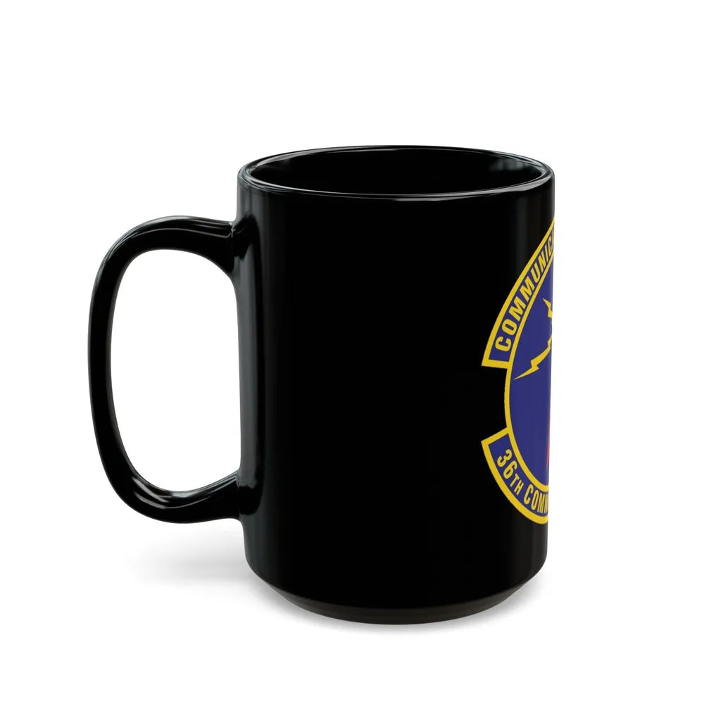 36th Communications Squadron (U.S. Air Force) Black Coffee Mug-Go Mug Yourself