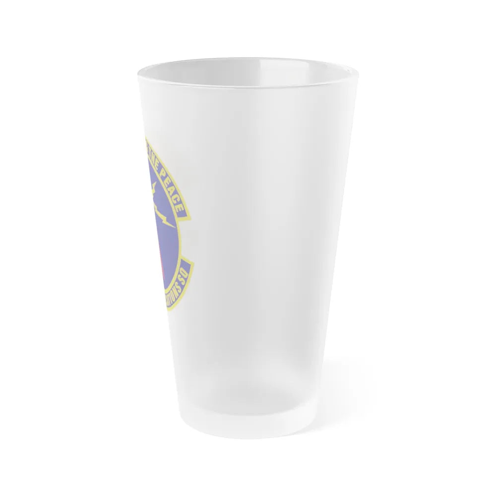 36th Communications Squadron (U.S. Air Force) Frosted Pint Glass 16oz-Go Mug Yourself