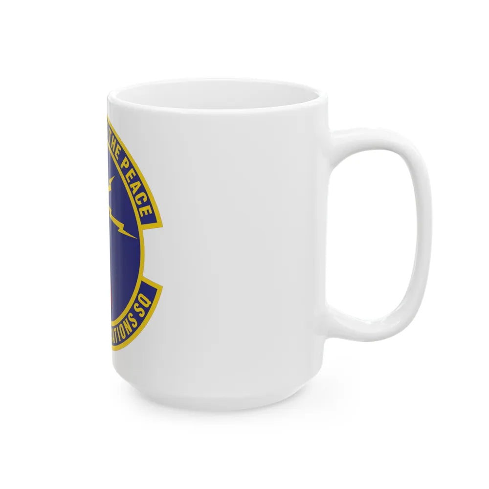 36th Communications Squadron (U.S. Air Force) White Coffee Mug-Go Mug Yourself