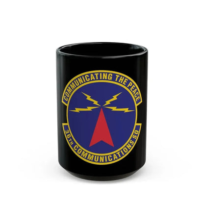 36th Communications Squadron (U.S. Air Force) Black Coffee Mug 15oz - Go Mug Yourself
