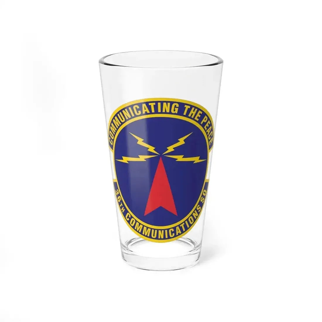 36th Communications Squadron (U.S. Air Force) Pint Glass 16oz 16oz - Go Mug Yourself