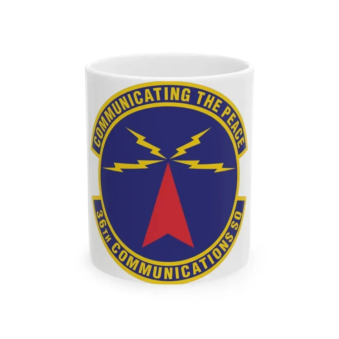36th Communications Squadron (U.S. Air Force) White Coffee Mug 11oz - Go Mug Yourself