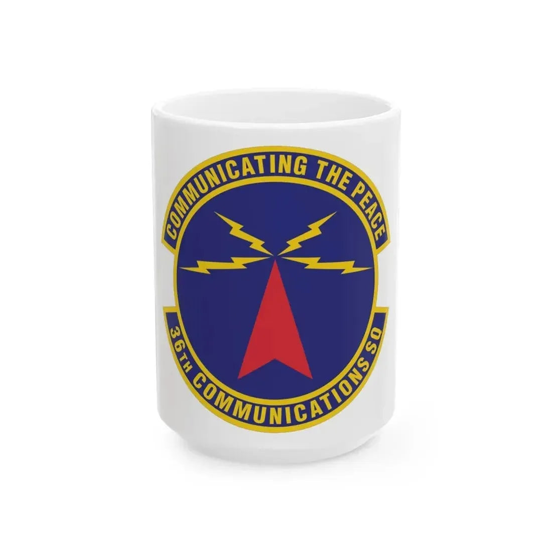 36th Communications Squadron (U.S. Air Force) White Coffee Mug 15oz - Go Mug Yourself