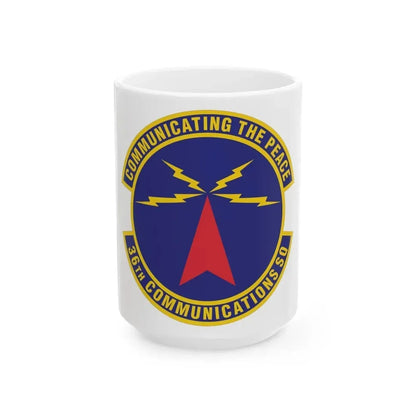36th Communications Squadron (U.S. Air Force) White Coffee Mug 15oz - Go Mug Yourself