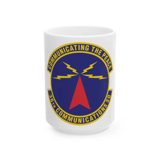36th Communications Squadron (U.S. Air Force) White Coffee Mug 15oz - Go Mug Yourself