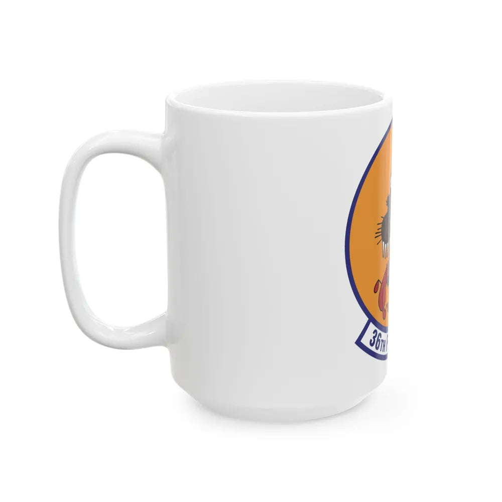 36th Fighter Squadron (U.S. Air Force) White Coffee Mug-Go Mug Yourself