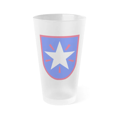 36th Infantry Brigade (U.S. Army) Frosted Pint Glass 16oz-Go Mug Yourself