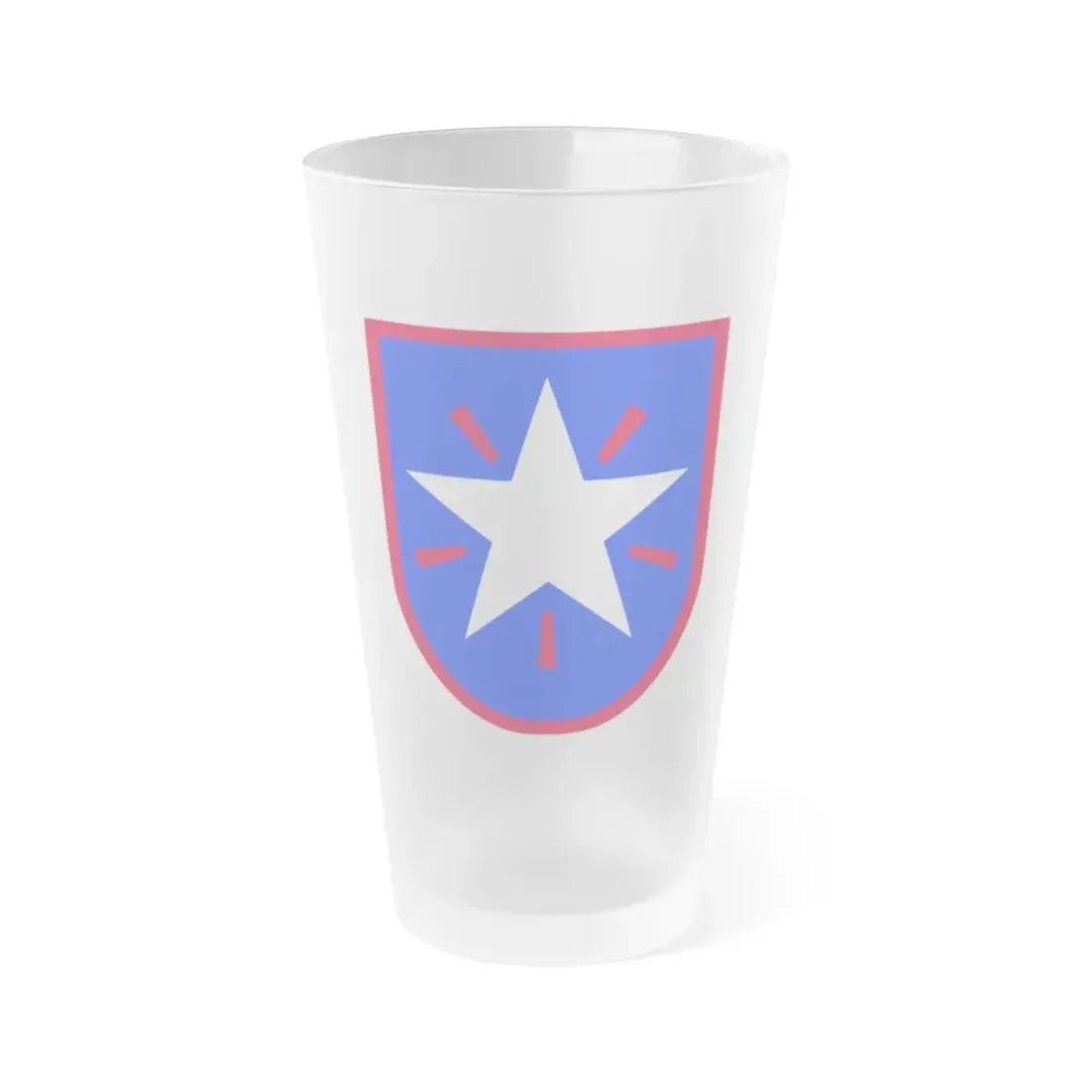 36th Infantry Brigade (U.S. Army) Frosted Pint Glass 16oz Default Title - Go Mug Yourself