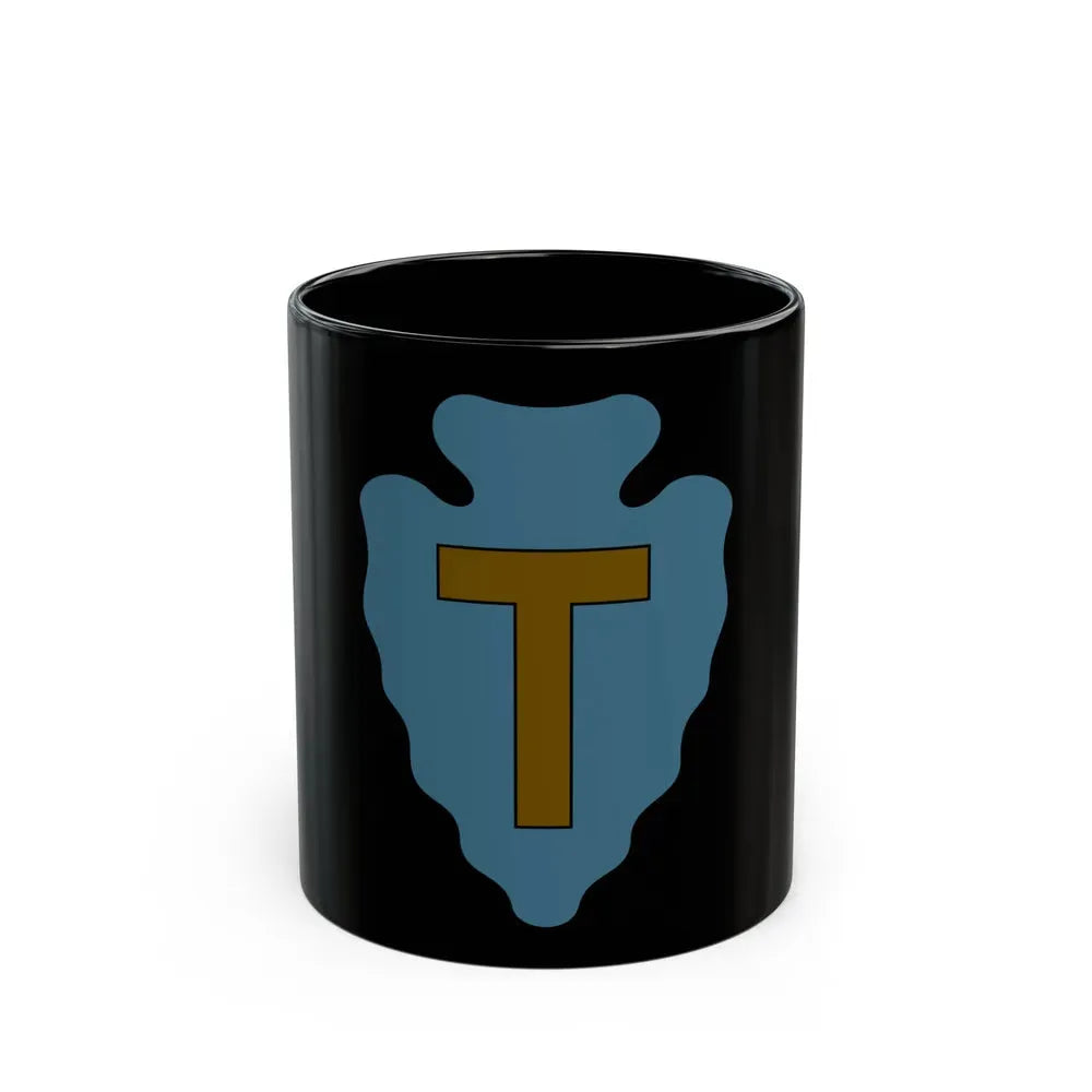 36th Infantry Division CSIB (U.S. Army) Black Coffee Mug 11oz - Go Mug Yourself