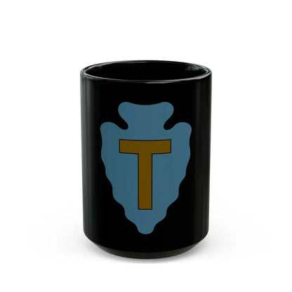 36th Infantry Division CSIB (U.S. Army) Black Coffee Mug 15oz - Go Mug Yourself