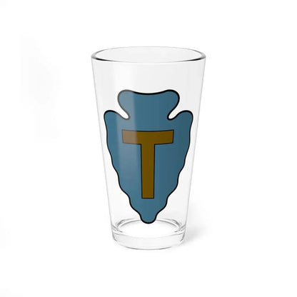 36th Infantry Division CSIB (U.S. Army) Pint Glass 16oz 16oz - Go Mug Yourself