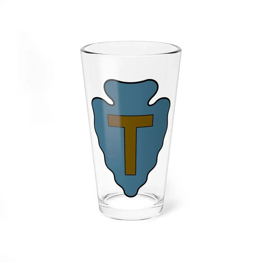 36th Infantry Division CSIB (U.S. Army) Pint Glass 16oz 16oz - Go Mug Yourself