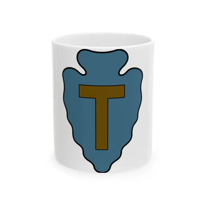 36th Infantry Division CSIB (U.S. Army) White Coffee Mug 11oz - Go Mug Yourself
