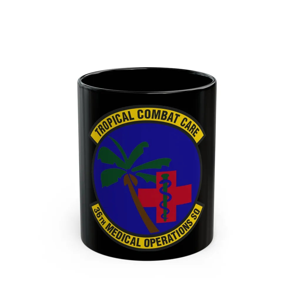 36th Medical Operations Squadron (U.S. Air Force) Black Coffee Mug-11oz-Go Mug Yourself