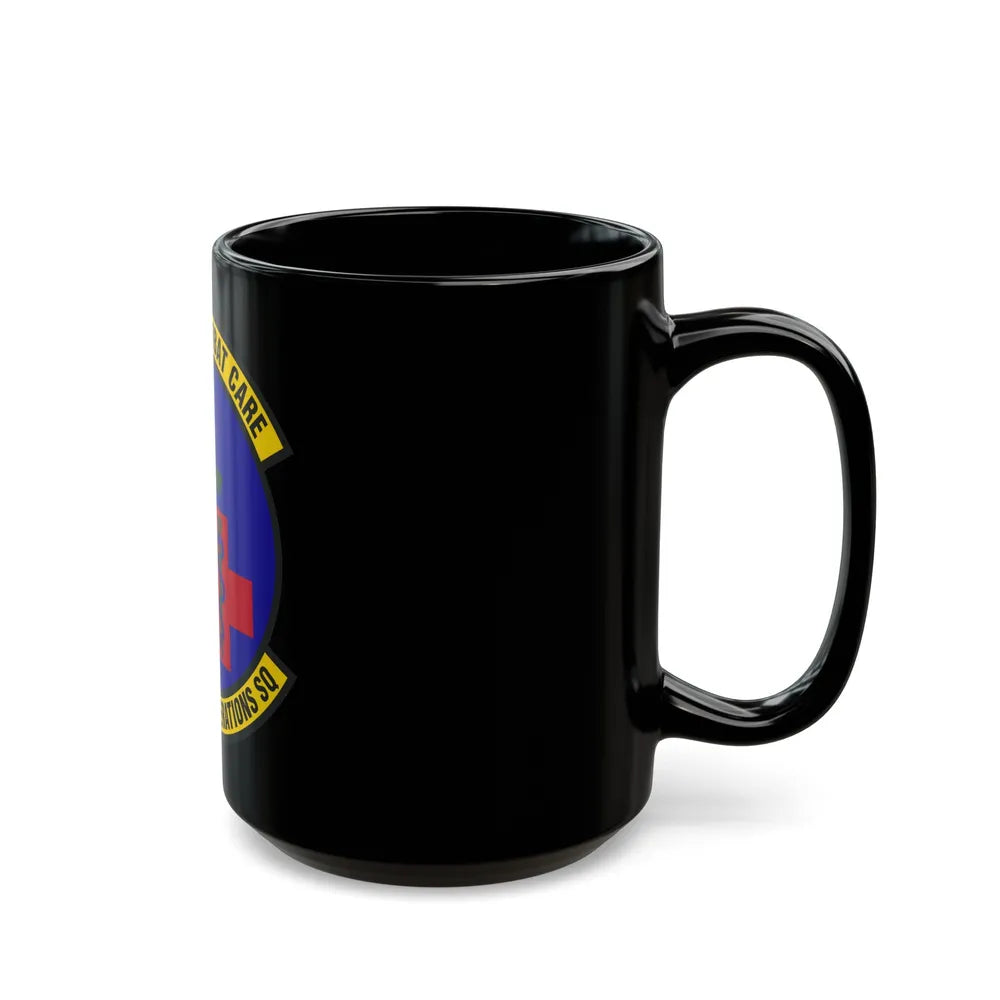 36th Medical Operations Squadron (U.S. Air Force) Black Coffee Mug-Go Mug Yourself