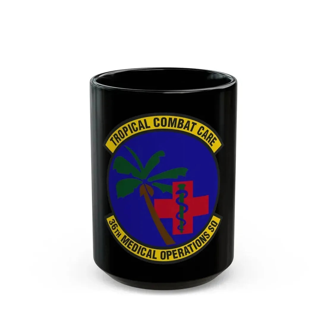 36th Medical Operations Squadron (U.S. Air Force) Black Coffee Mug 15oz - Go Mug Yourself