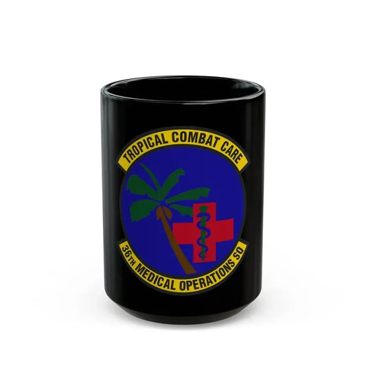 36th Medical Operations Squadron (U.S. Air Force) Black Coffee Mug 15oz - Go Mug Yourself