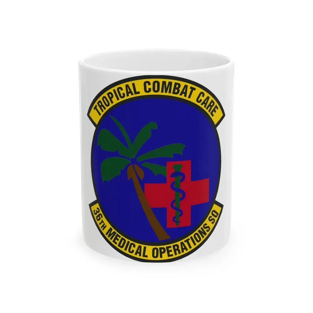 36th Medical Operations Squadron (U.S. Air Force) White Coffee Mug 11oz - Go Mug Yourself