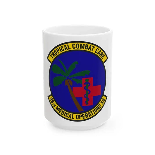36th Medical Operations Squadron (U.S. Air Force) White Coffee Mug 15oz - Go Mug Yourself